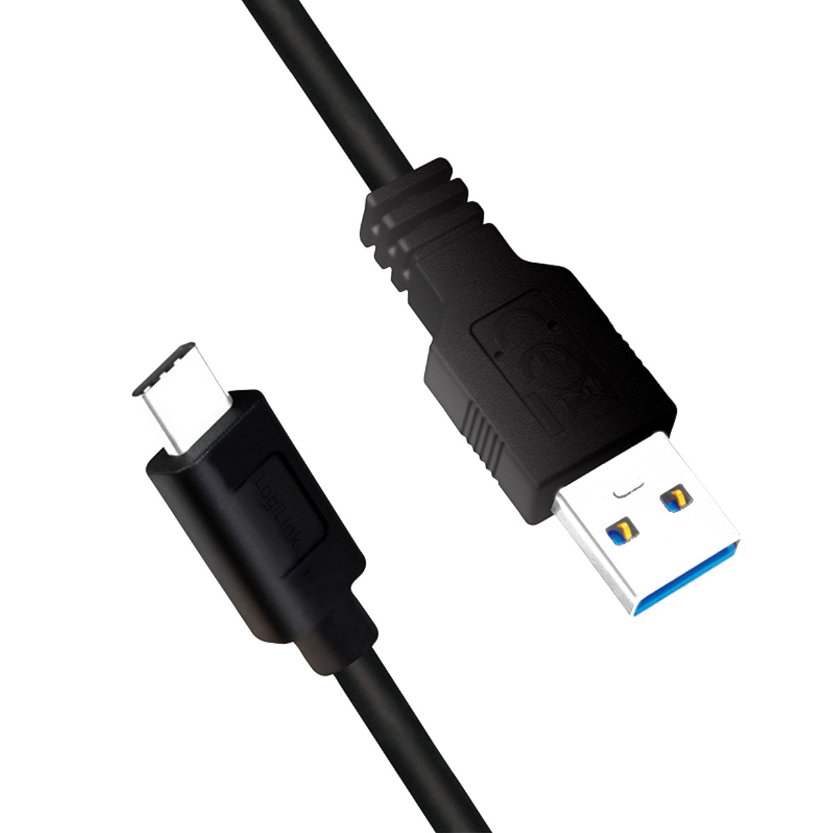 CU0168 USB 3.2 Gen1 Type-C Kabel, C/M zu USB-A/M, schwarz, 1 m 2