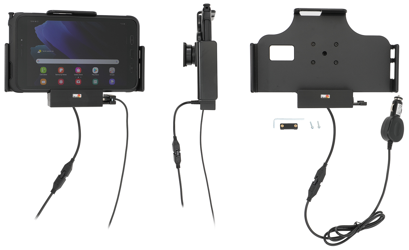 712364 Aktiv Halterung mit Zigarettenanzünder-Stecker - Samsung Galaxy Tab Active 3 0