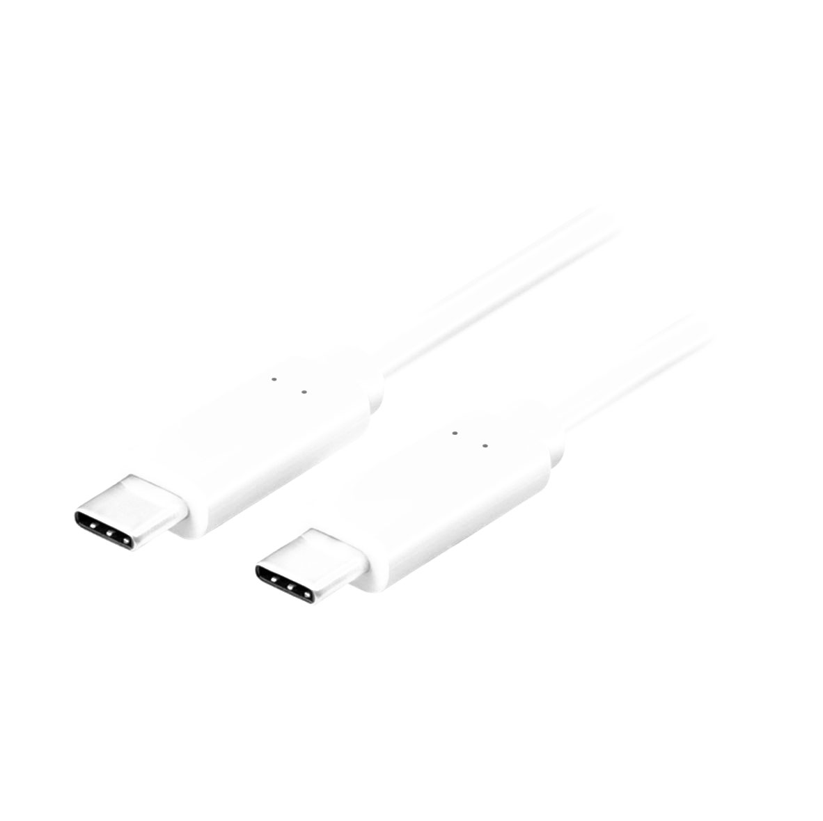 CU0131 USB 3.2 Gen2 Type-C Kabel, C/M zu C/M, E-mark, PD, 4K/60 Hz, weiß, 1 m 1