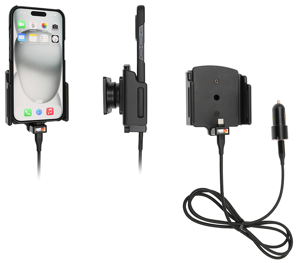 VW Handyhalterung für Ladekabel Ladeschale Smartphone Aufnahme Konsole  Adapter