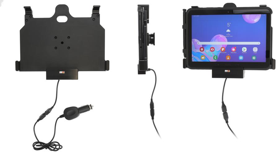 712209 Aktiv Halterung mit Zigarettenanzünder-Stecker - Samsung Galaxy Tab Active Pro 2