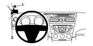 Brodit ProClip 855530 Montagekonsole für Mazda CX-30 ab Modell