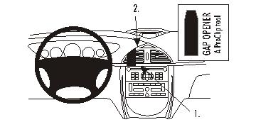 LECREA Auto Handyhalterung für Citroen  C4/C5/C6/C4L/C3-XR/C-Elysee/ZX/C-Triomphe, Handy KFZ Halterungen Kratzfest  rutschfest, 360° Drehung Flexibel