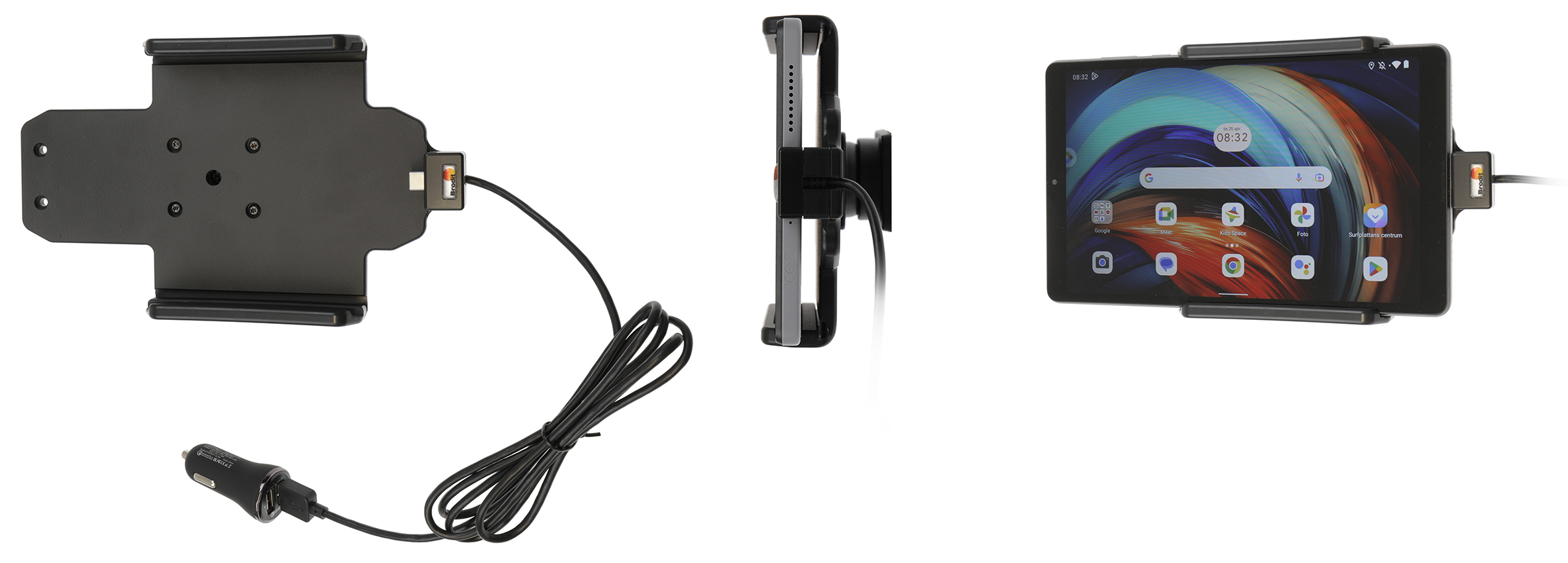 721349 Aktiv Halterung mit USB-Kabel und Zigg-Adapter - Lenovo Tab M8 4. Gen 5