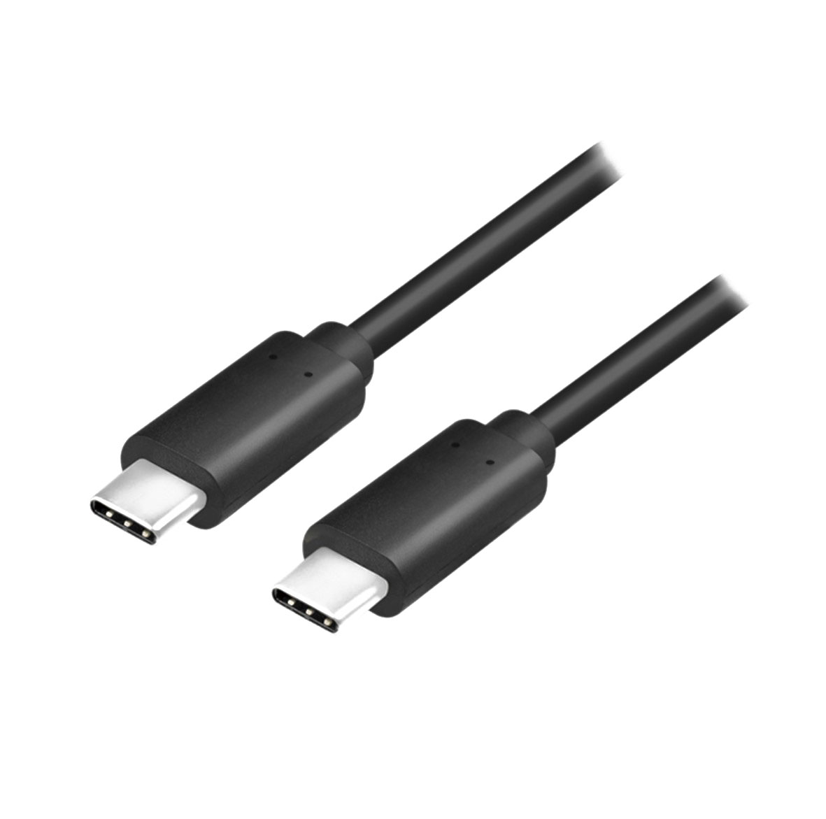 CU0129 USB 3.2 Gen2 Type-C Kabel, C/M zu C/M, E-mark, PD, 4K/60 Hz, schwarz, 1 m 1